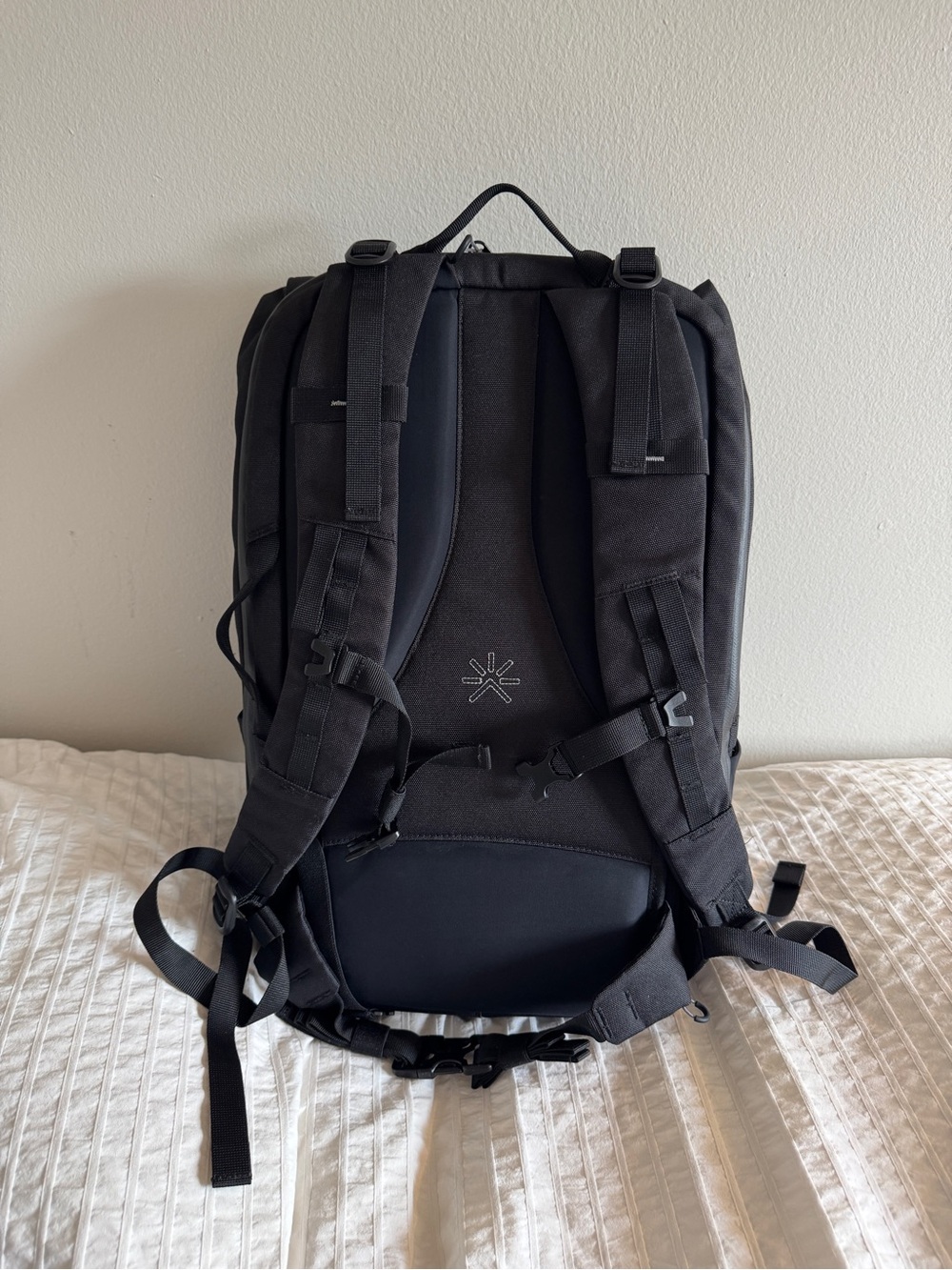 Black Tropic Feel Shell Backpack with Accessories 20-40L - Picture 2 of 3